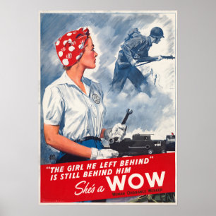 Meisje dat hij achterliet poster