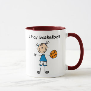 Meisje dat ik Basketball speel Mok