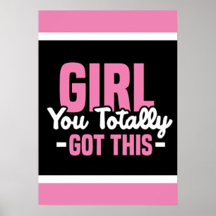 Meisje dat je helemaal hebt. poster