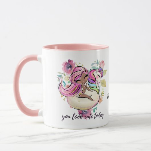  meisje DAT JE VANDAAG NAUWKEURIG ZIET Mok (Links)