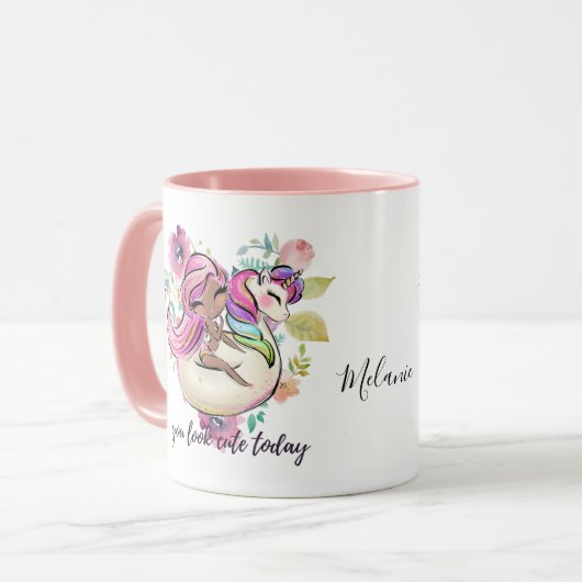  meisje DAT JE VANDAAG NAUWKEURIG ZIET Mok (Voorkant links)