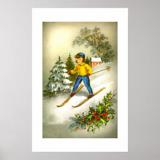 Meisje dat skiet poster (Voorkant)