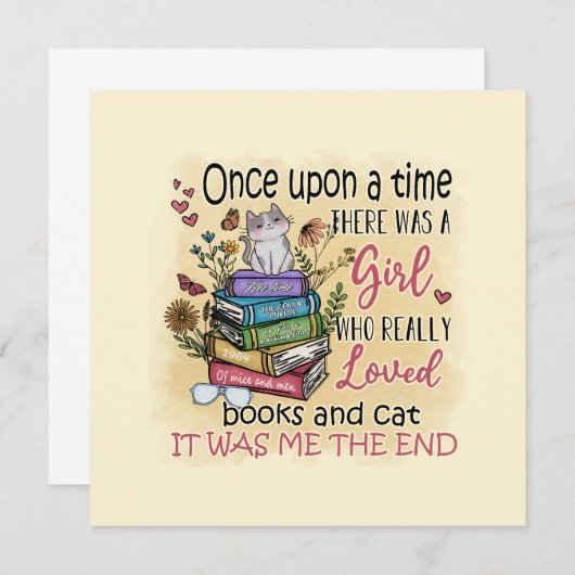 Meisje dat van boeken houdt (Voorkant / Achterkant)