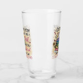 Meisje dat van boeken houdt glas (Links)