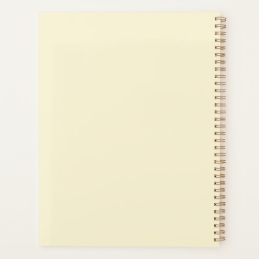 Meisje dat van boeken houdt planner (Achterkant)