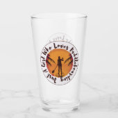 Meisje dat van Paddleboarding houdt Glas (Voorkant)