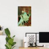 Meisje dat viool speelt poster (Thuiskantoor)