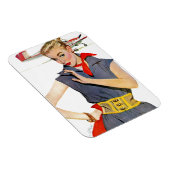 Meisje dat vliegvliegtuigen stort magneet (Rechterzijde)