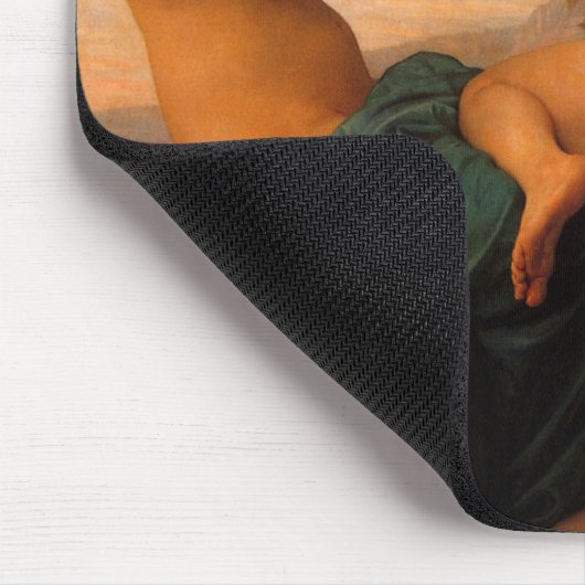 Meisje dat zichzelf verdedigt tegen Cupid door Bou Muismat (Hoek)