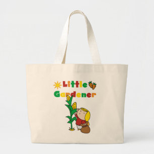 Meisje de T-shirts en de Giften van Weinig Tuinman Grote Tote Bag