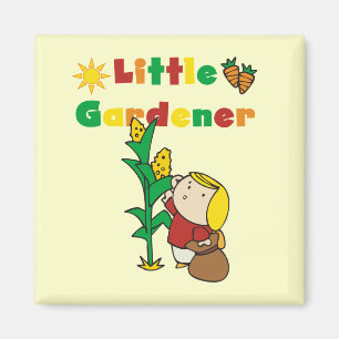 Meisje de T-shirts en de Giften van Weinig Tuinman Magneet