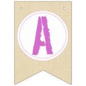 Meisje Dinosaurus Banner Roze Dinosaurus Verjaarda (Derde vlag)