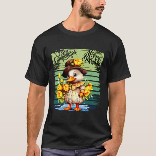 Meisje Duckling Verjaardag T-shirt (Voorkant)