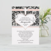 meisje eerst heilige communiqué roze aangepaste ui kaart (Staand voorkant)