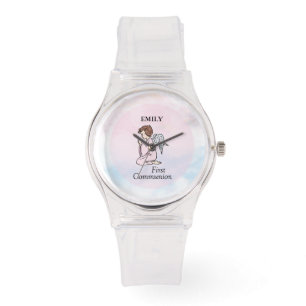 Meisje, Eerste Communie Engel Horloge