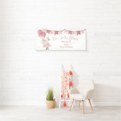 Meisje eerste verjaardag Een Gekke ganzenbanner Spandoek (Insitu)