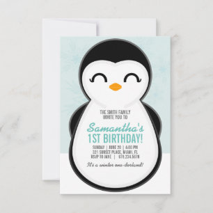 meisje ELKE LEEFTIJD winter PINGUIN VERJAARDAG sch Kaart