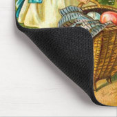 Meisje en Bunnies  Paslandschap Muismat (Hoek)