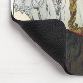 Meisje en Geranium, Mucha Muismat (Hoek)