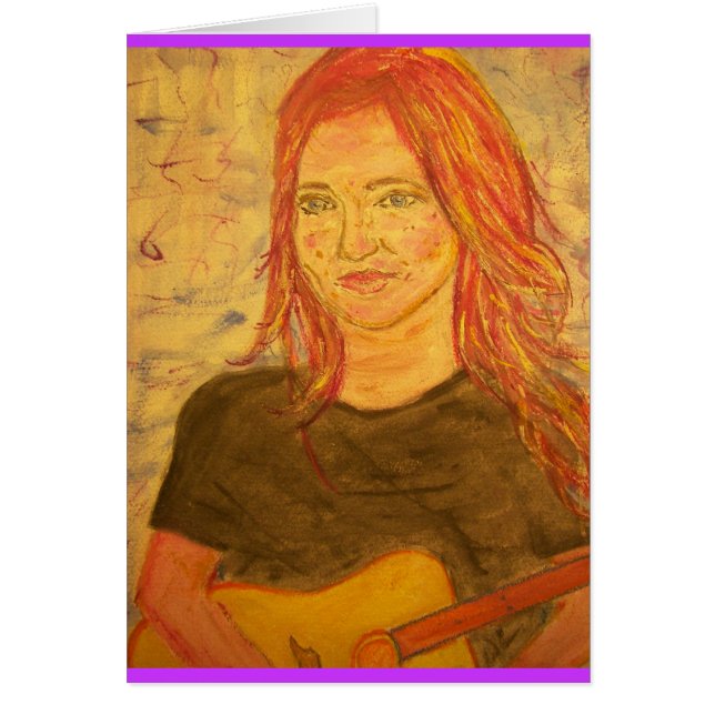 Meisje en gitaar (Voorkant)