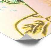 Meisje en gitaar poster (Hoek)