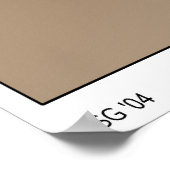 Meisje en gitaar poster (Hoek)