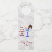 Meisje en glas flessenhanger (Voorkant)