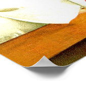 Meisje en Kerstmis Poster (Hoek)