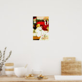 Meisje en Kerstmis Poster (Keuken)