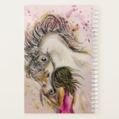 Meisje en Paard Planner (Achterkant)