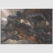Meisje en Paard Steampunk 1 Decoupage papier (Voorkant)