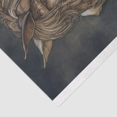 Meisje en Paard Steampunk 5 Decoupage papier (Detail)