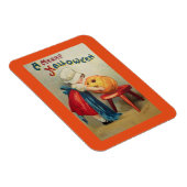  meisje en pompoen magneet (Rechterzijde)