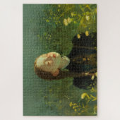 Meisje en zonlicht Jigsaw puzzel (Verticaal)