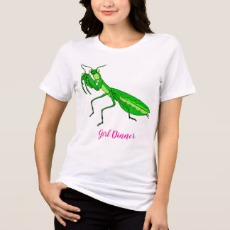 Meisje Eten bidsprinkhaan Shirt