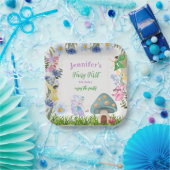 Meisje Fairy Verjaardag Feeën en bloemen Elke leef Papieren Bordje (Feest)