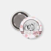 Meisje foto magneet R (Voorkant / Achterkant)