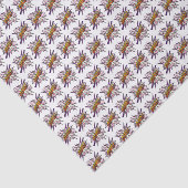 MEISJE Fun Retro Comic Book Pop Kunst Tissuepapier (Detail)