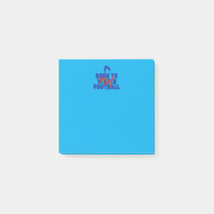 Meisje Geboren om Voetbal te Spelen Post-it® Notes