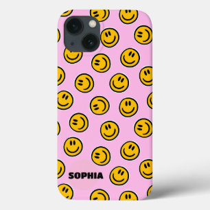 Meisje Gelukkige Glimlach Gezicht Preppy Telefoon  iPhone 13 Hoesje