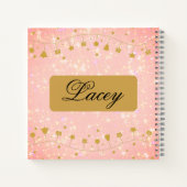 meisje gepersonaliseerd notitieboek (Achterkant)