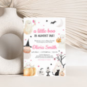 Meisje Halloween Kleine Boe Baby Shower Kaart