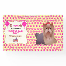 MEISJE HUISDIER ROZE 3x5 VINYL GELUKKIGE ADOPTIE V