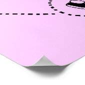 Meisje I Play Soccer T-shirts en cadeautjes Poster (Hoek)