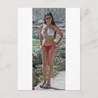 Meisje in Boracay Briefkaart