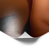 Meisje in de Gouden Bikini Foto Afdruk (Hoek)