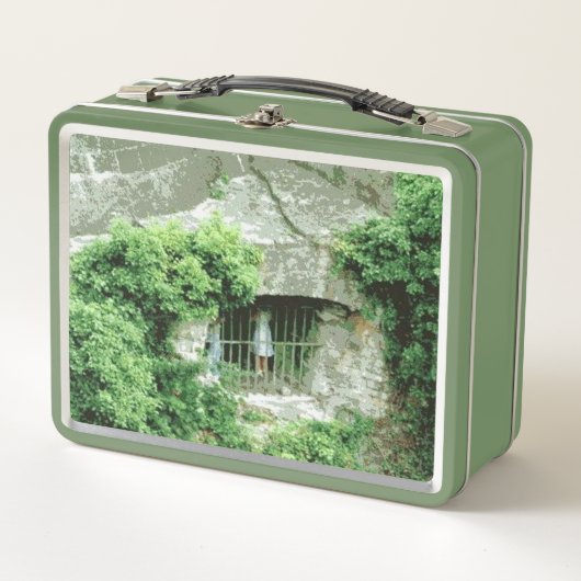 Meisje in de groene lunchbox Armory (Voorkant)