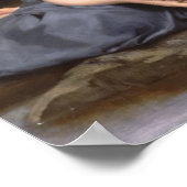 Meisje in de Seashore Poster (Hoek)