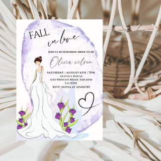 Meisje in de tuin Vrijgezellenfeest - Elegante Blo Kaart