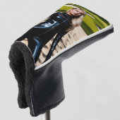 Meisje in de Zandval Golfheadcover (3/4 voorkant)